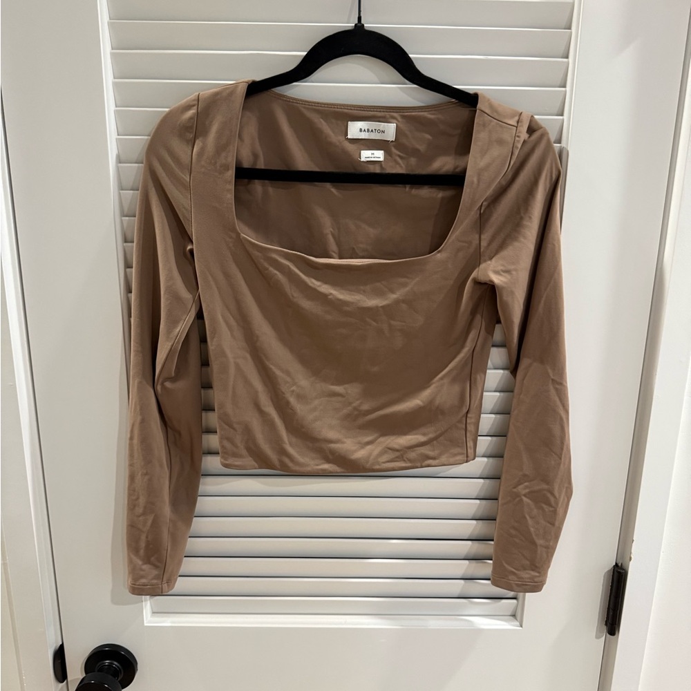 Aritzia Babaton Beige Top